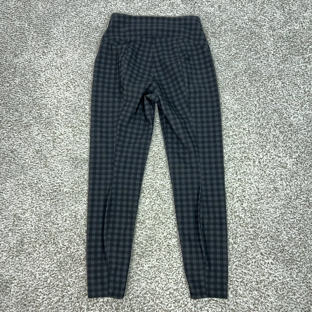 Lululemon Pants Womens 8 Gray Check High‎ Rise Here to There Crop Career Office